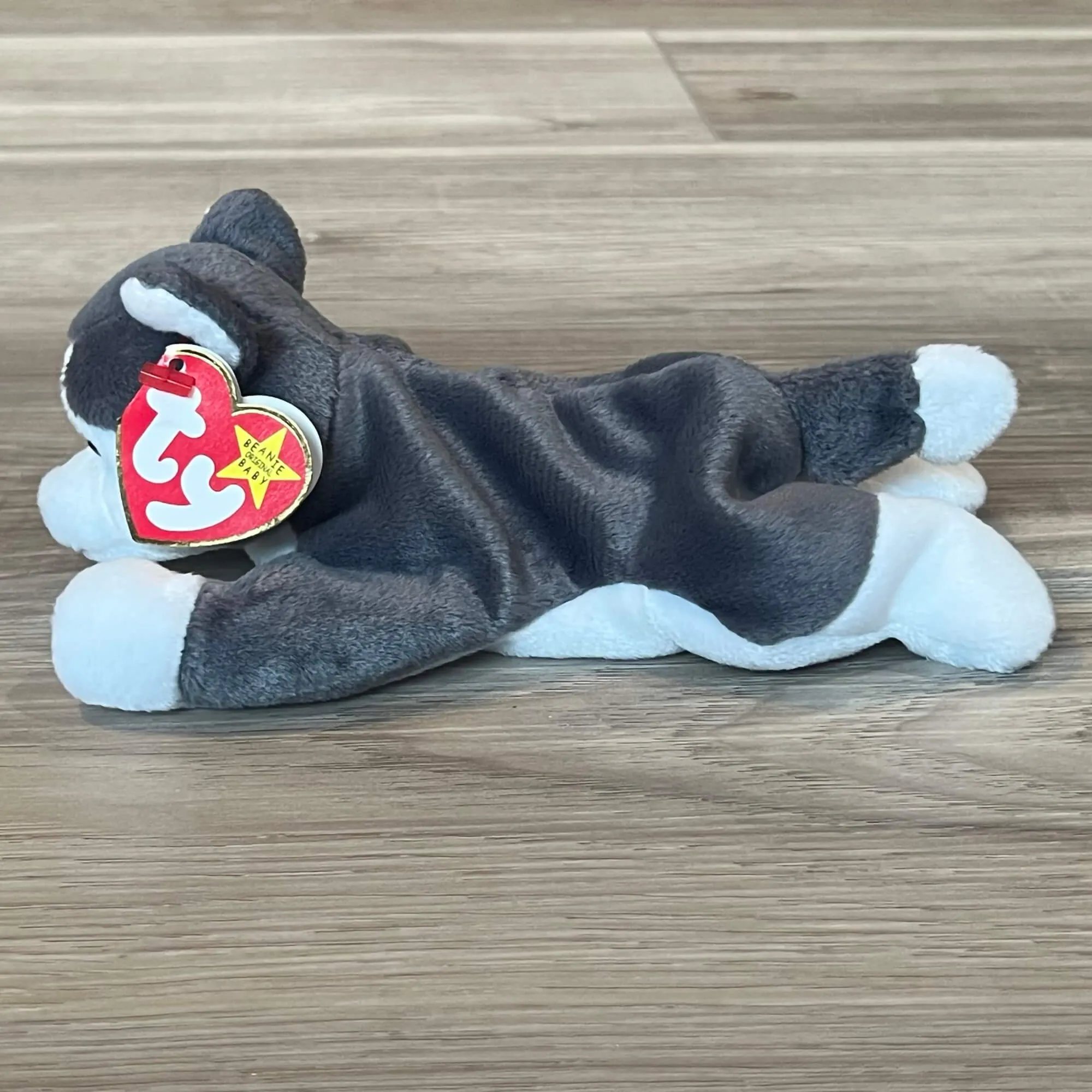 1996 Ty Original Beanie Babies NANOOK the HUSKY DOG, Retired