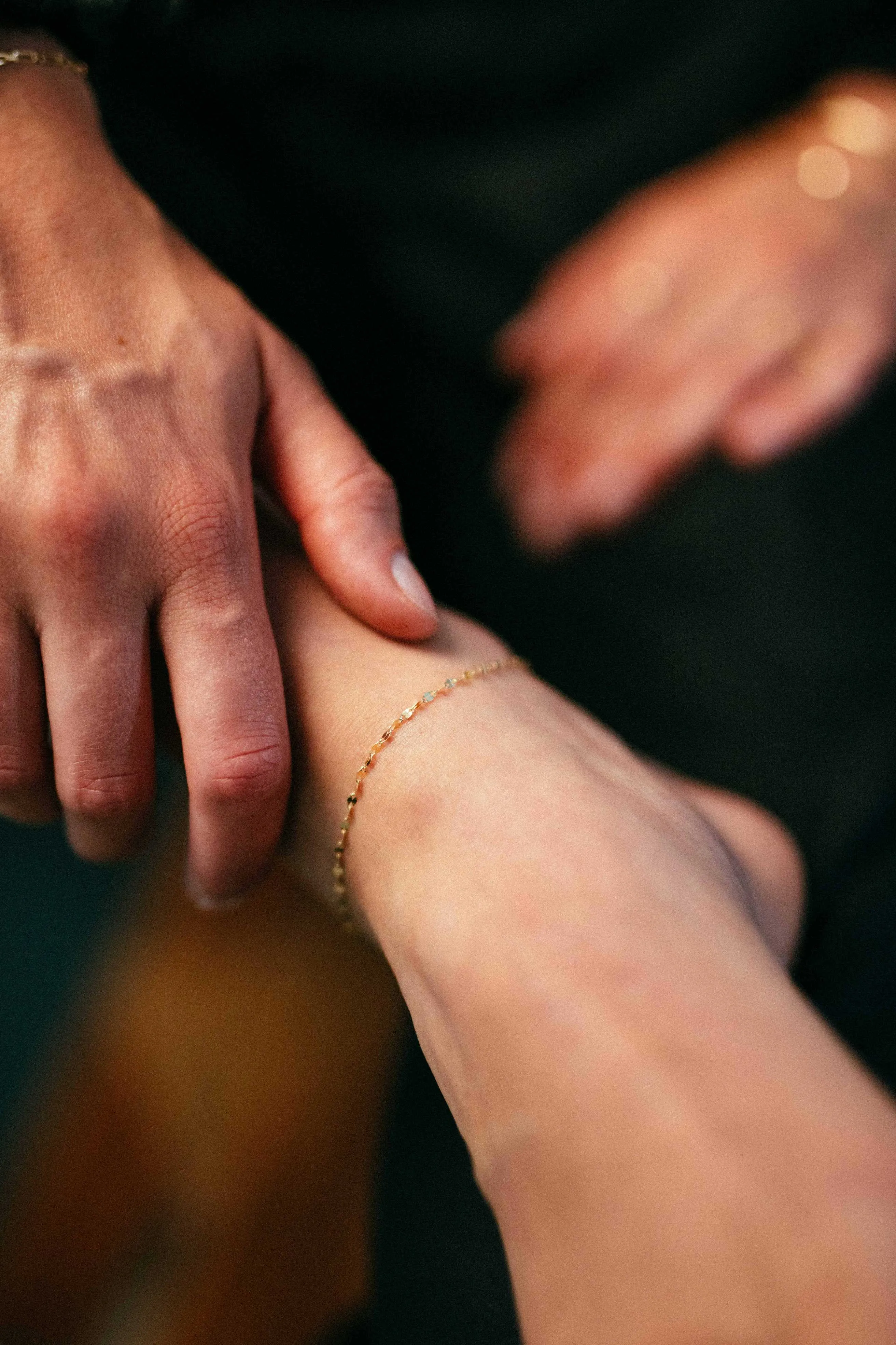 9kt Gold Diamond Cut Chain Anklet