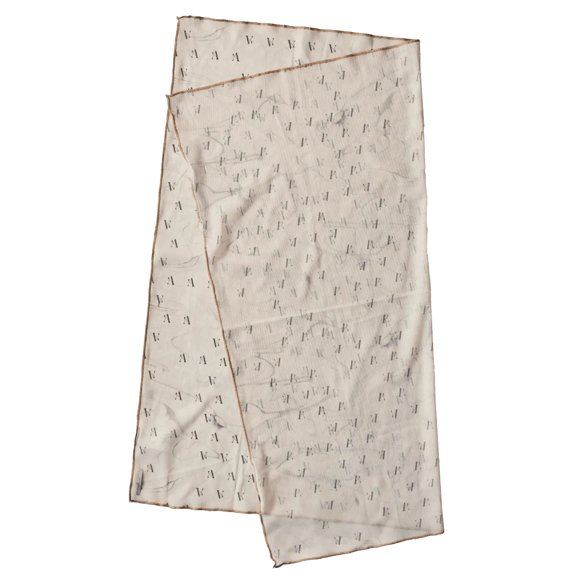 A tulle scarf / lame scarf (size:big)