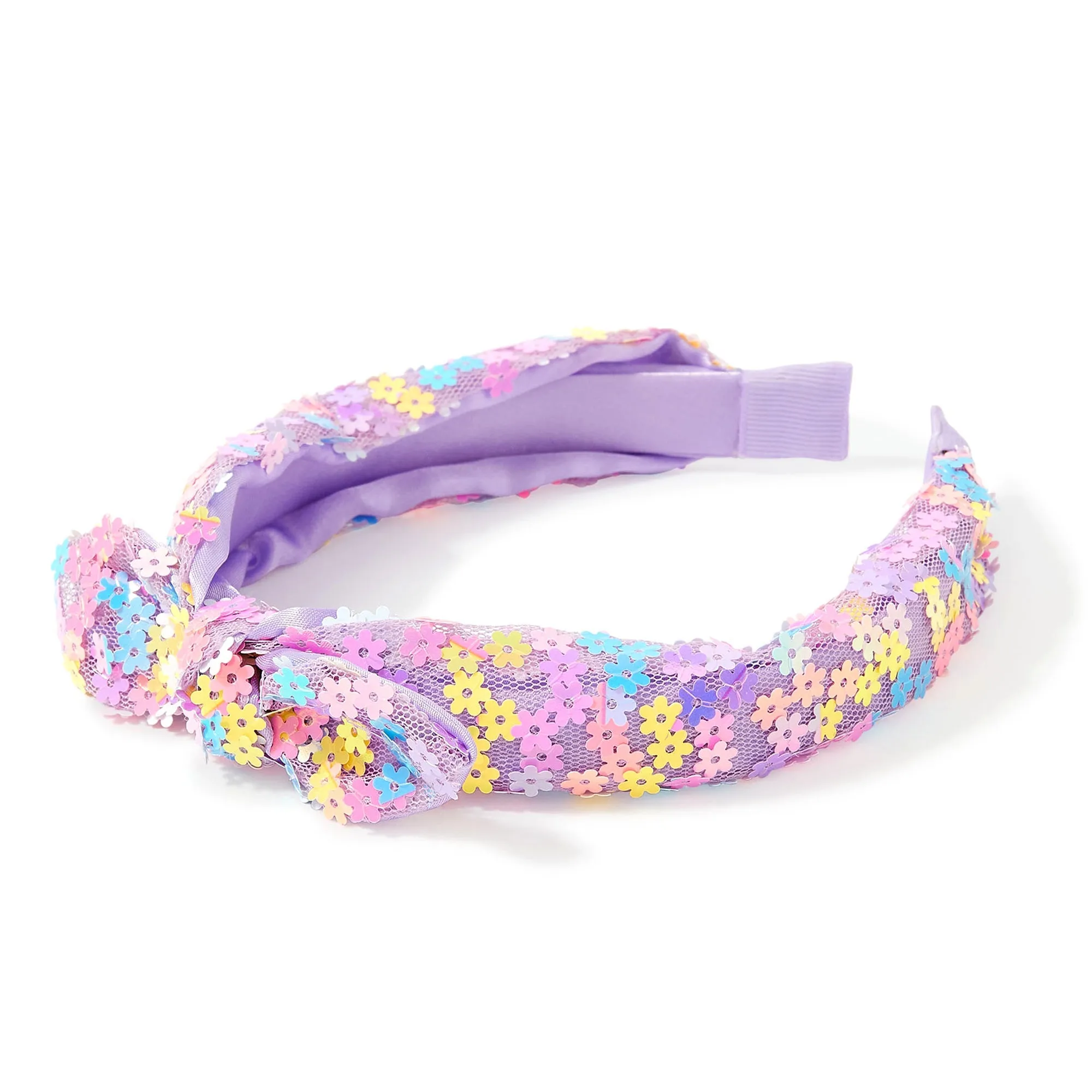 Accessorize London Girl's Sequin Bow Alice Band