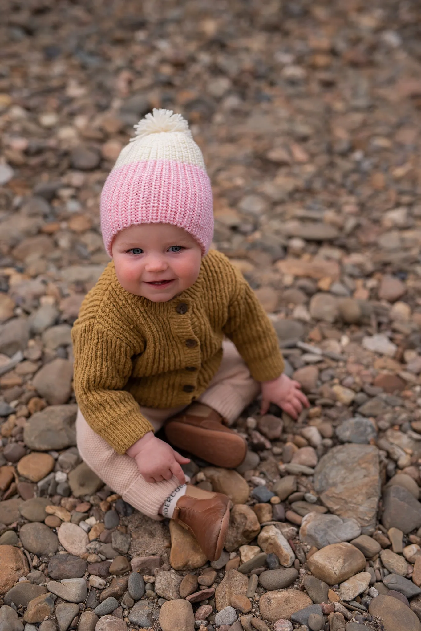 Acorn Mountain Beanie - Pink