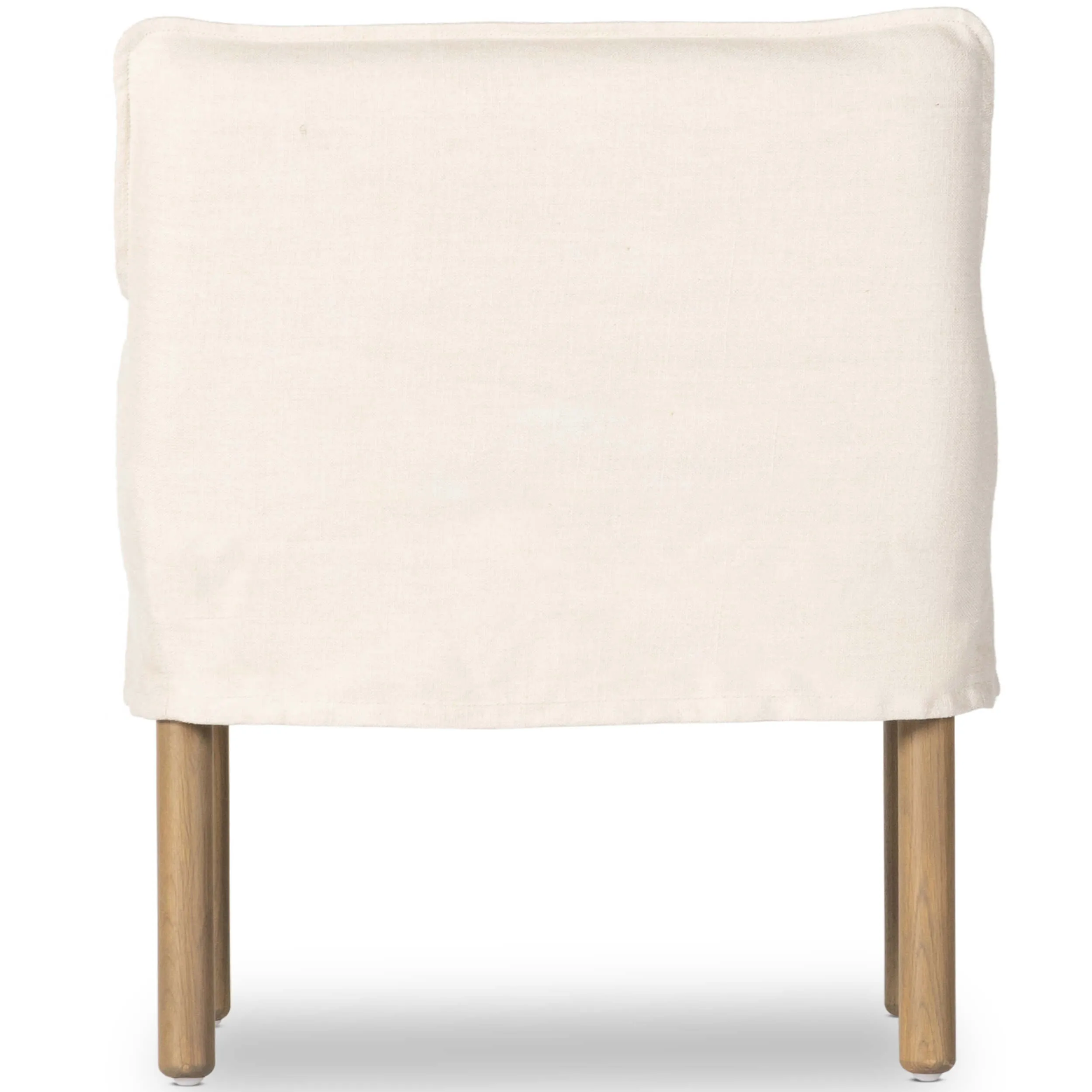 Addington Slipcover Dining Arm Chair, Brussels Natural