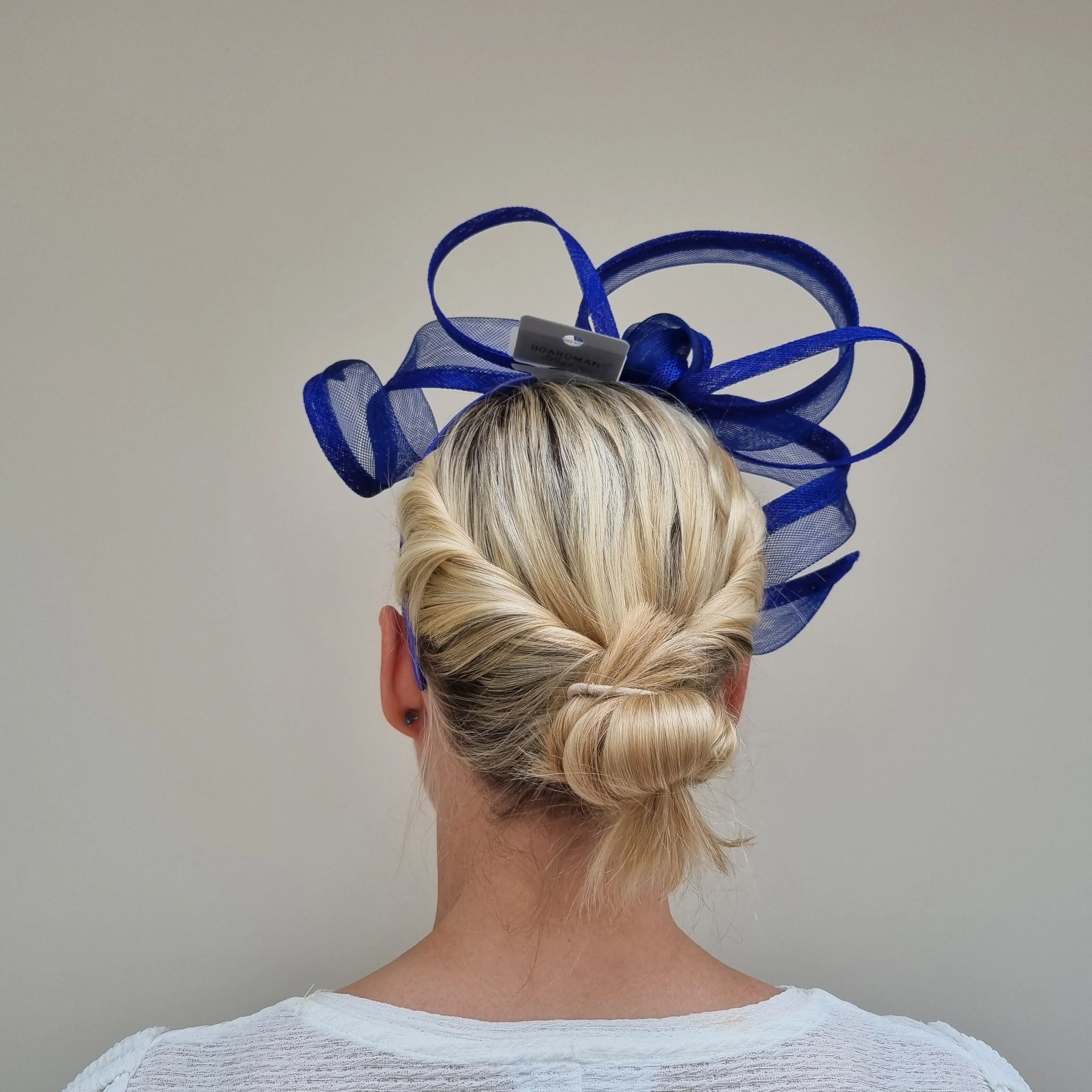 Boardmans Cecilia Looped Crin Headband in Royal