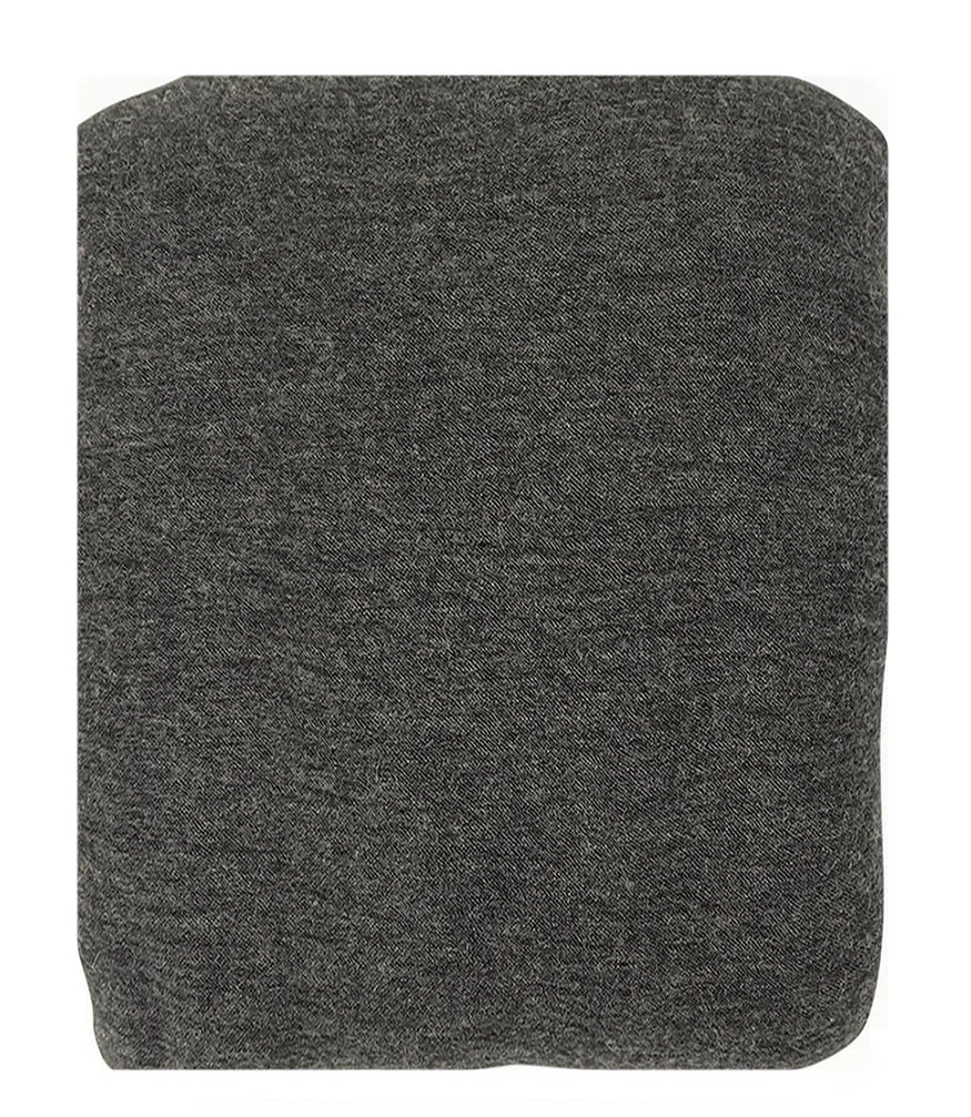 Luxurious Botto Giuseppe Large Dark Grey Cashmere Melange Stole