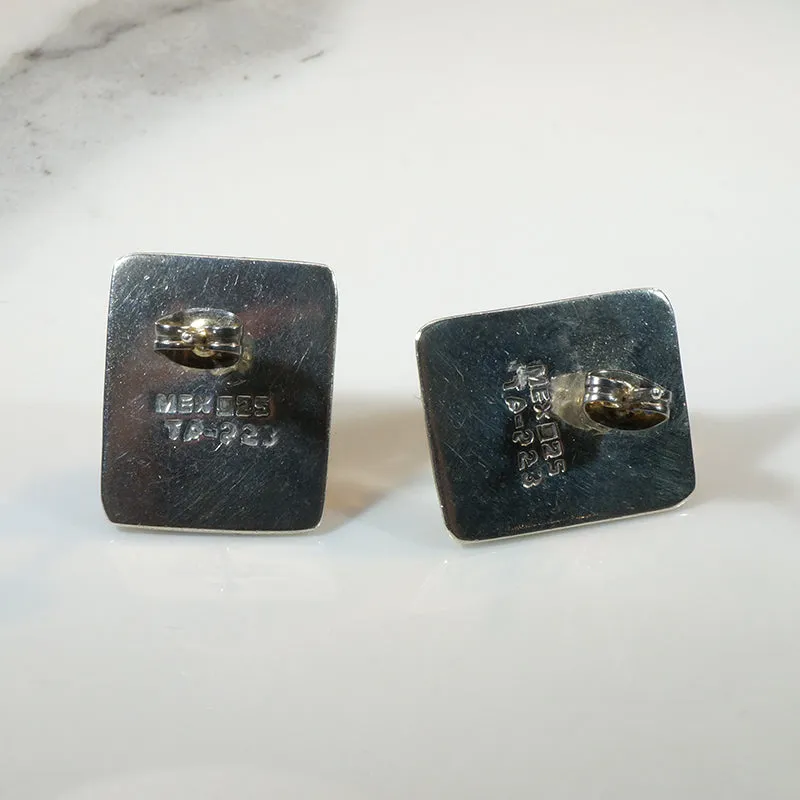 Breezy Turquoise & Sterling Silver Post Earrings