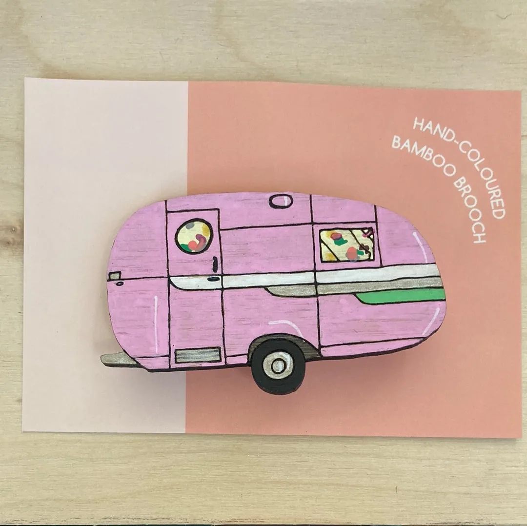 Brooch: Vintage Caravan