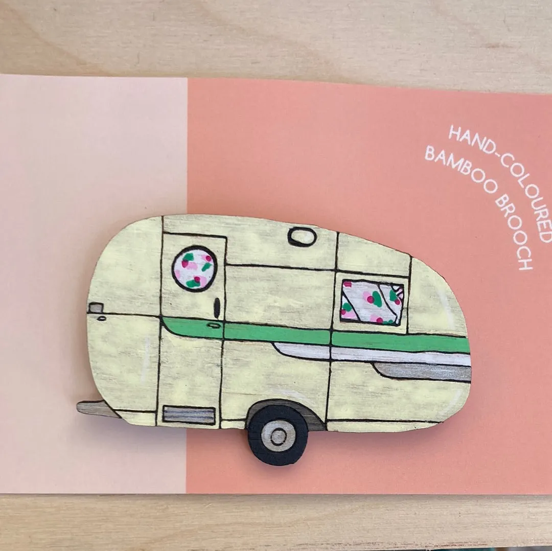 Brooch: Vintage Caravan