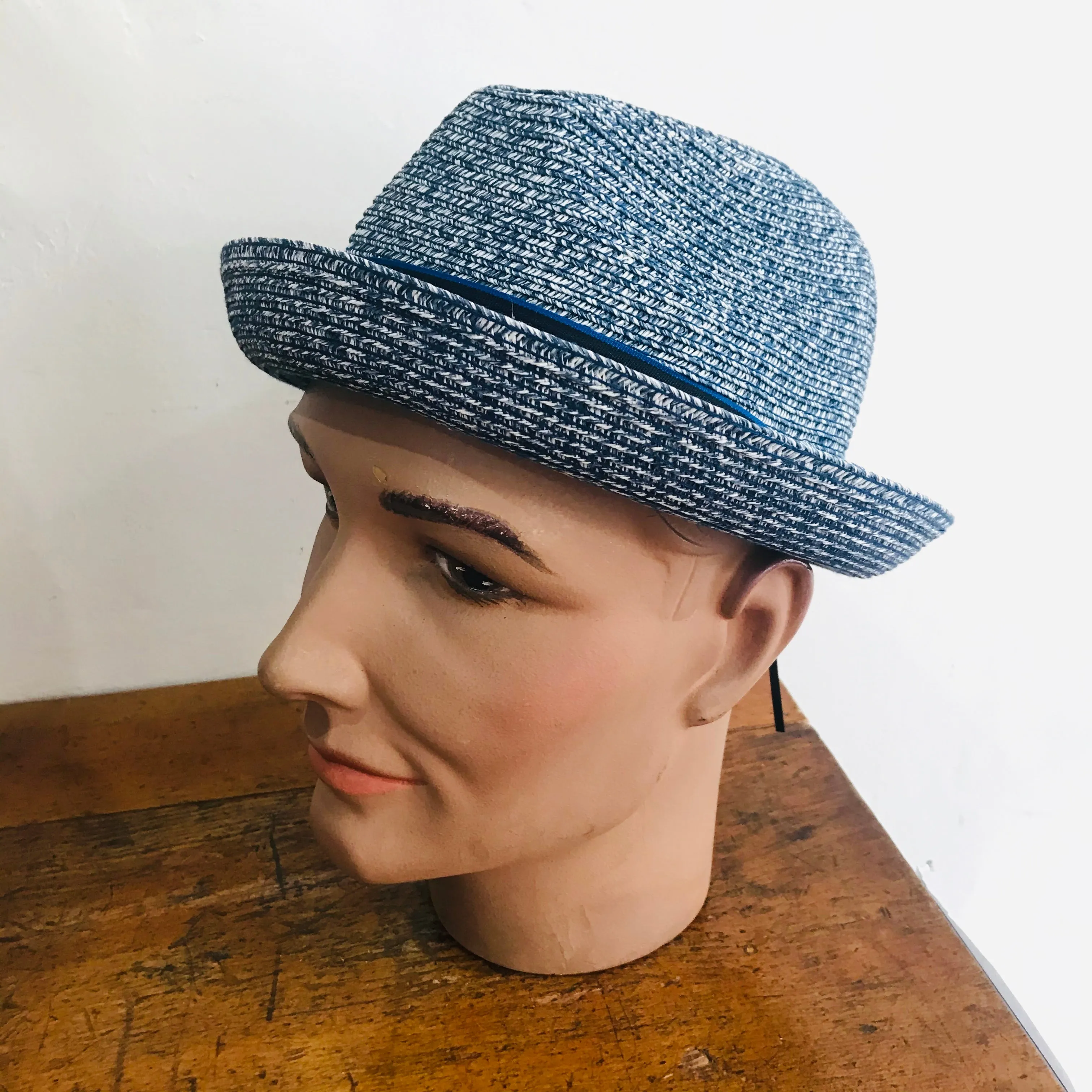 Carlisle - Trilby - Speckled Braid - Blue