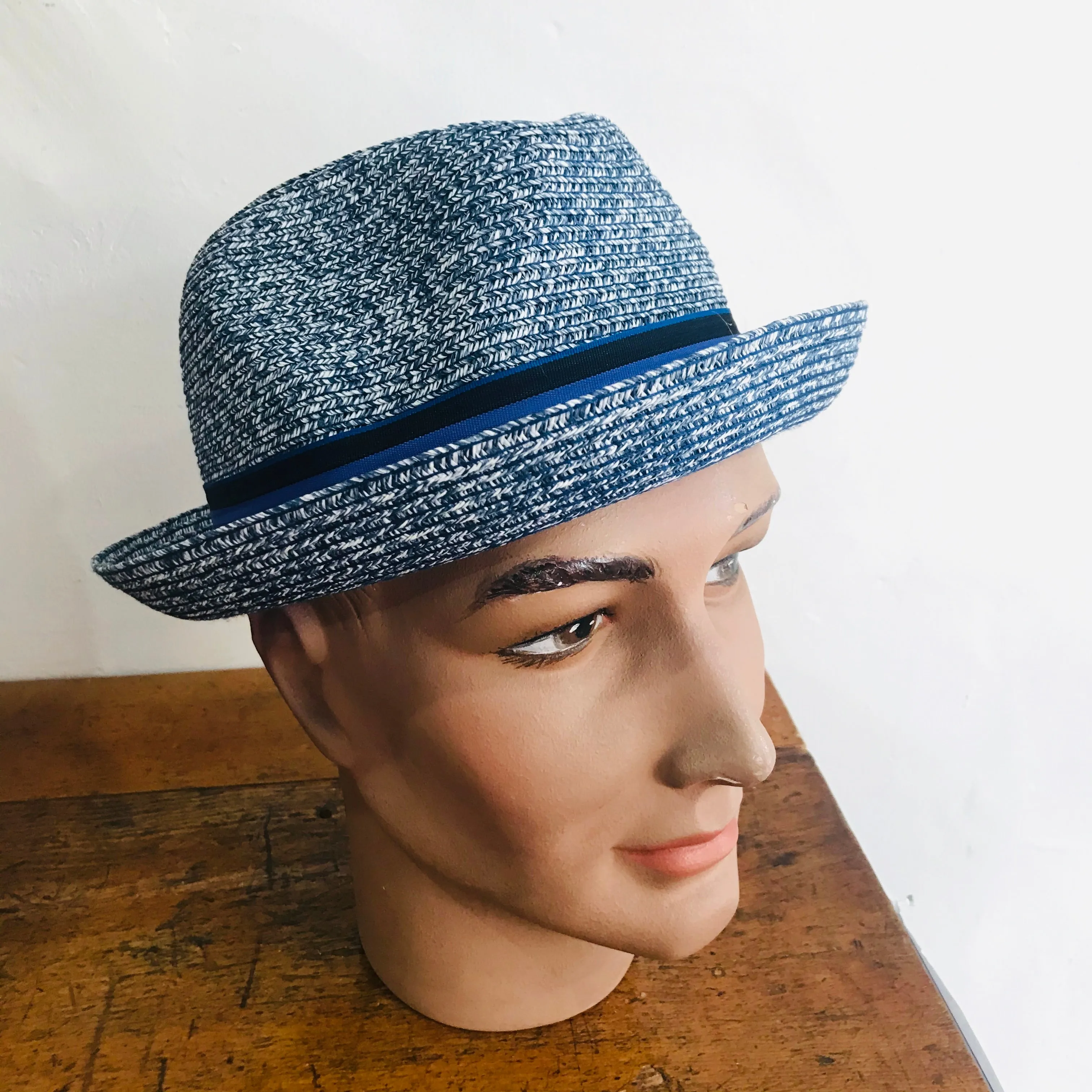 Carlisle - Trilby - Speckled Braid - Blue
