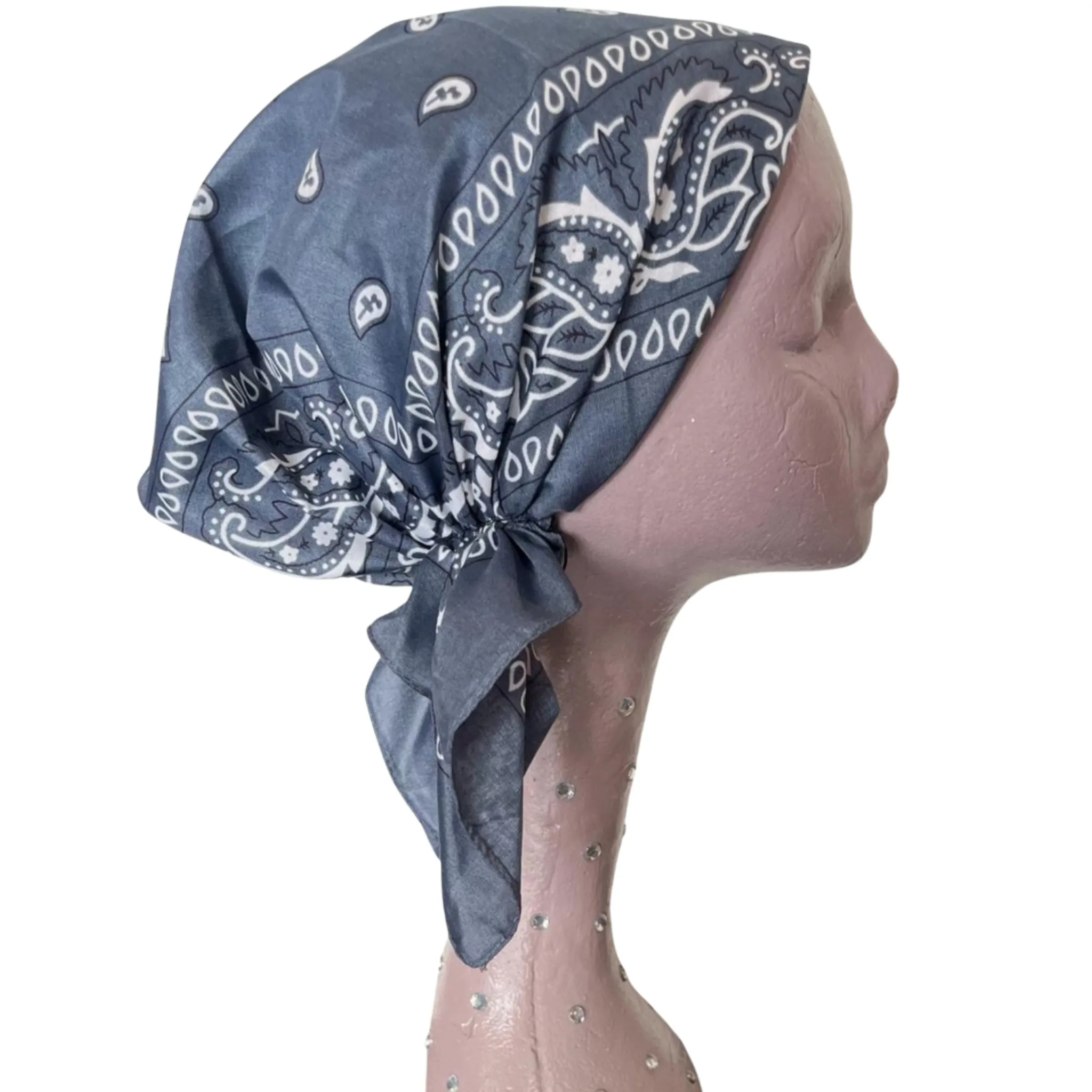 Cotton Bandana Pre-tied Headscarf by Revaz/Dacee