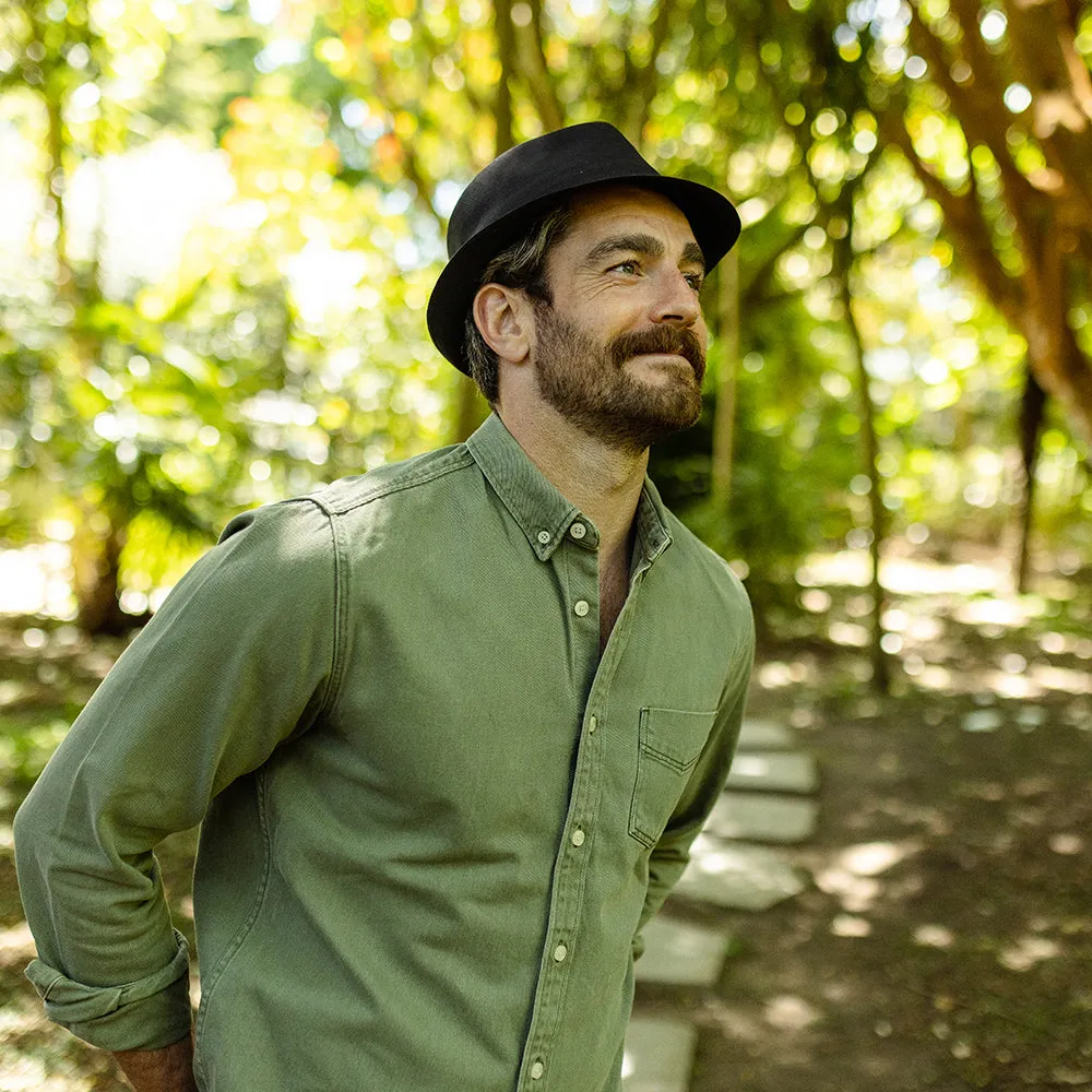 Cotton Trilby Hat Black Wholesale Pack