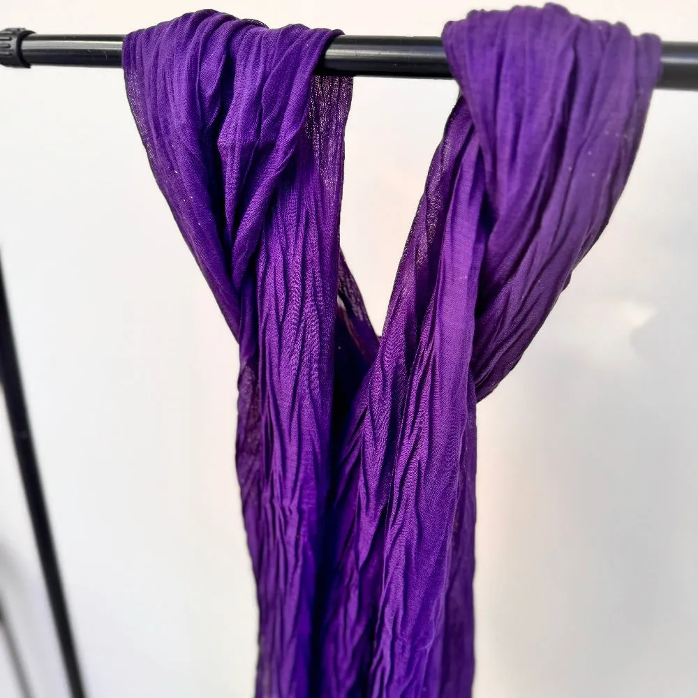 Crinkle Scarf Wrap with Subtle Sparkle