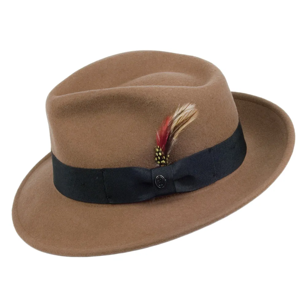 Crushable C-Crown Fedora Pecan Wholesale Pack
