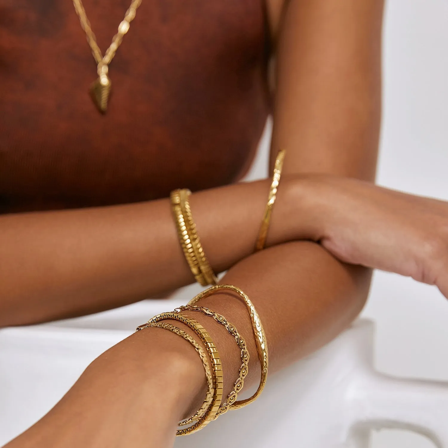 Cypress Gold Bracelet