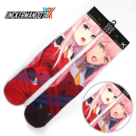 DARLING in the FRANXX 02 ZERO TWO All Over Print Socks