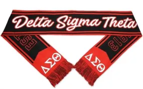 Delta Sigma Theta M6 Scarf Black