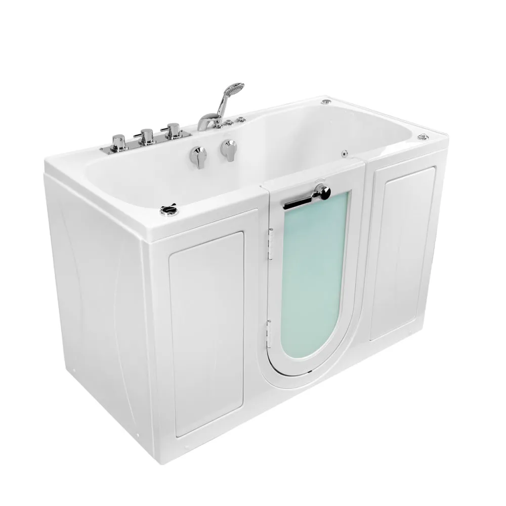 Ella's Bubble Tub4Two - Two Seat Acrylic Outward Swing Door Walk-In Bathtub (31.75″W x 60″L)