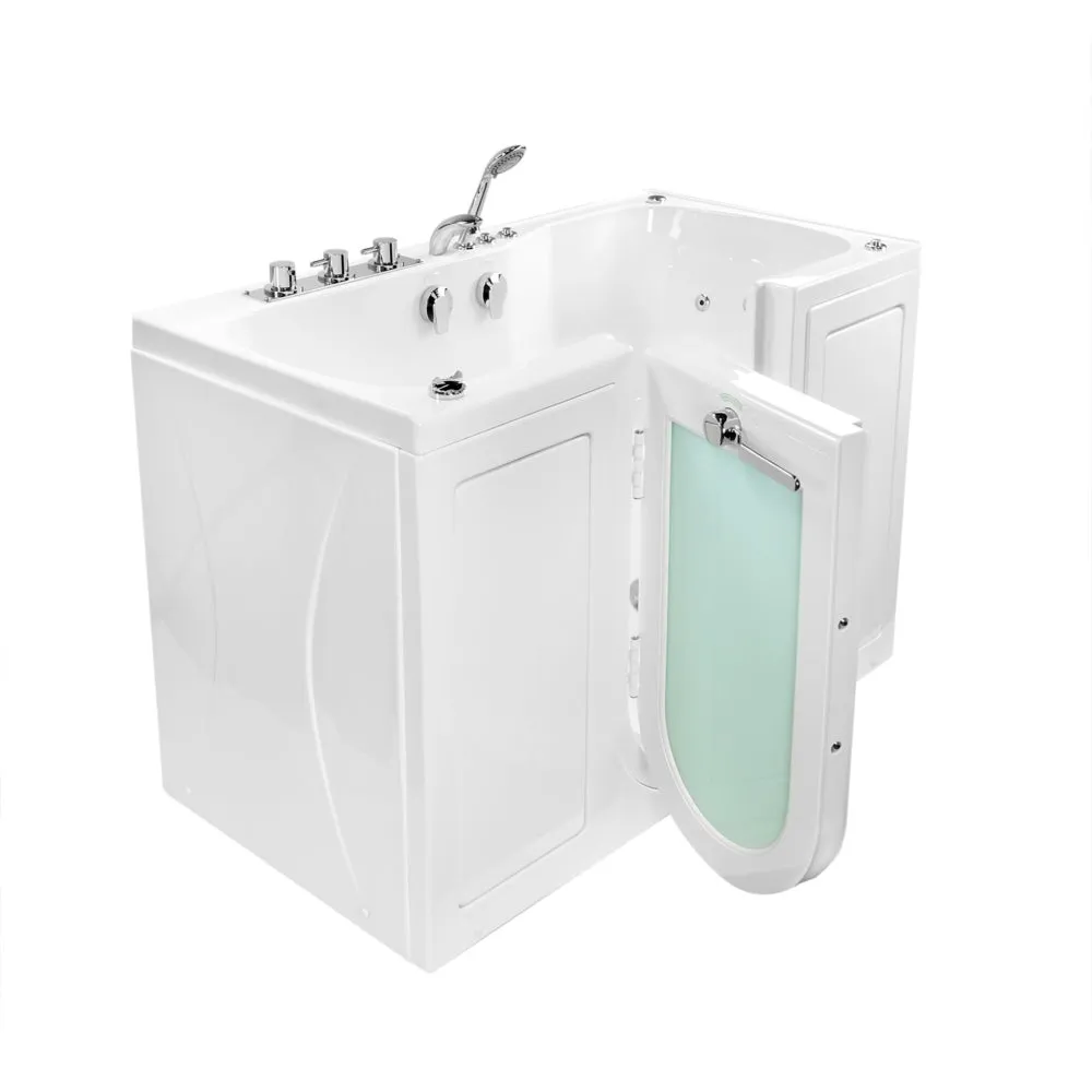 Ella's Bubble Tub4Two - Two Seat Acrylic Outward Swing Door Walk-In Bathtub (31.75″W x 60″L)