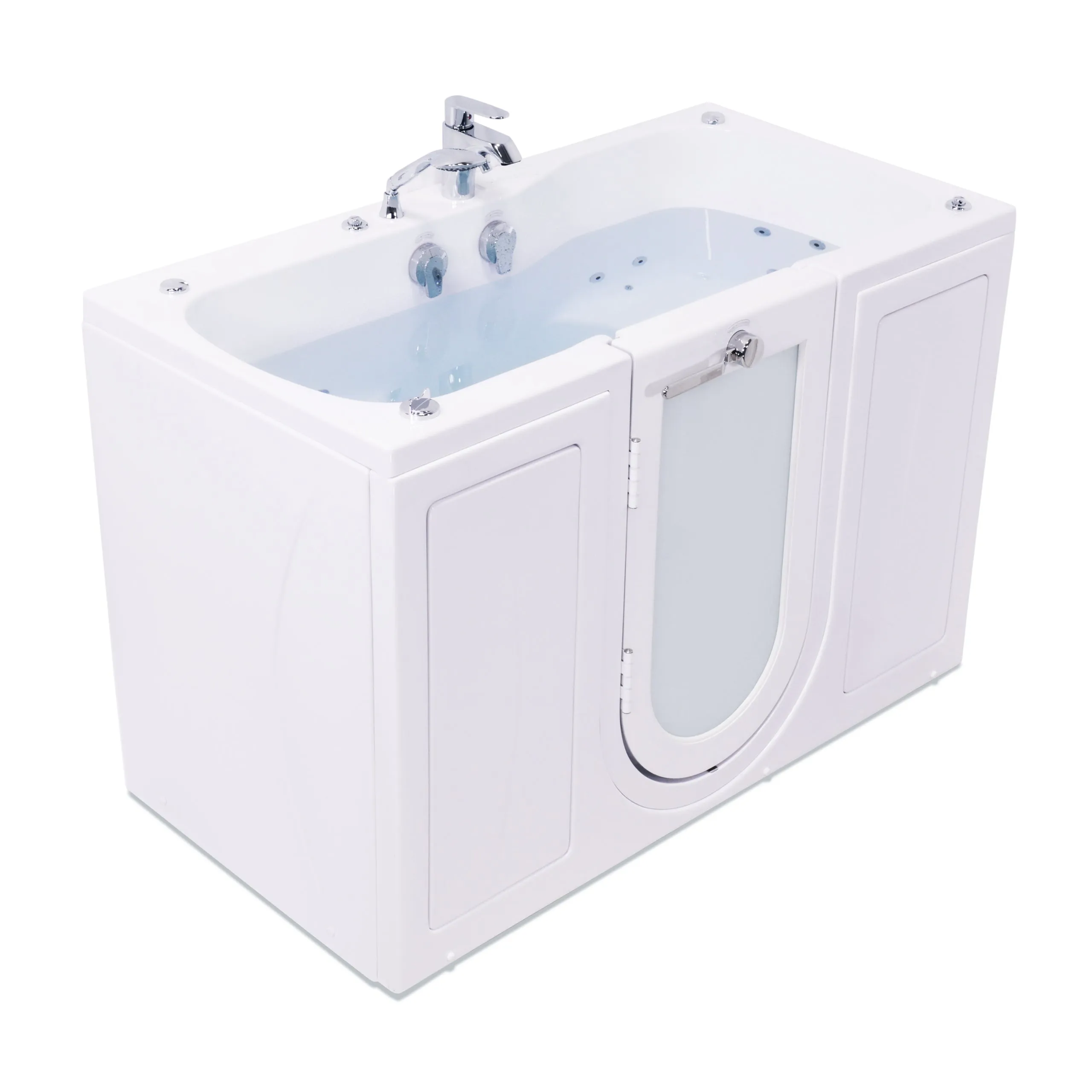 Ella's Bubble Tub4Two - Two Seat Acrylic Outward Swing Door Walk-In Bathtub (31.75″W x 60″L)