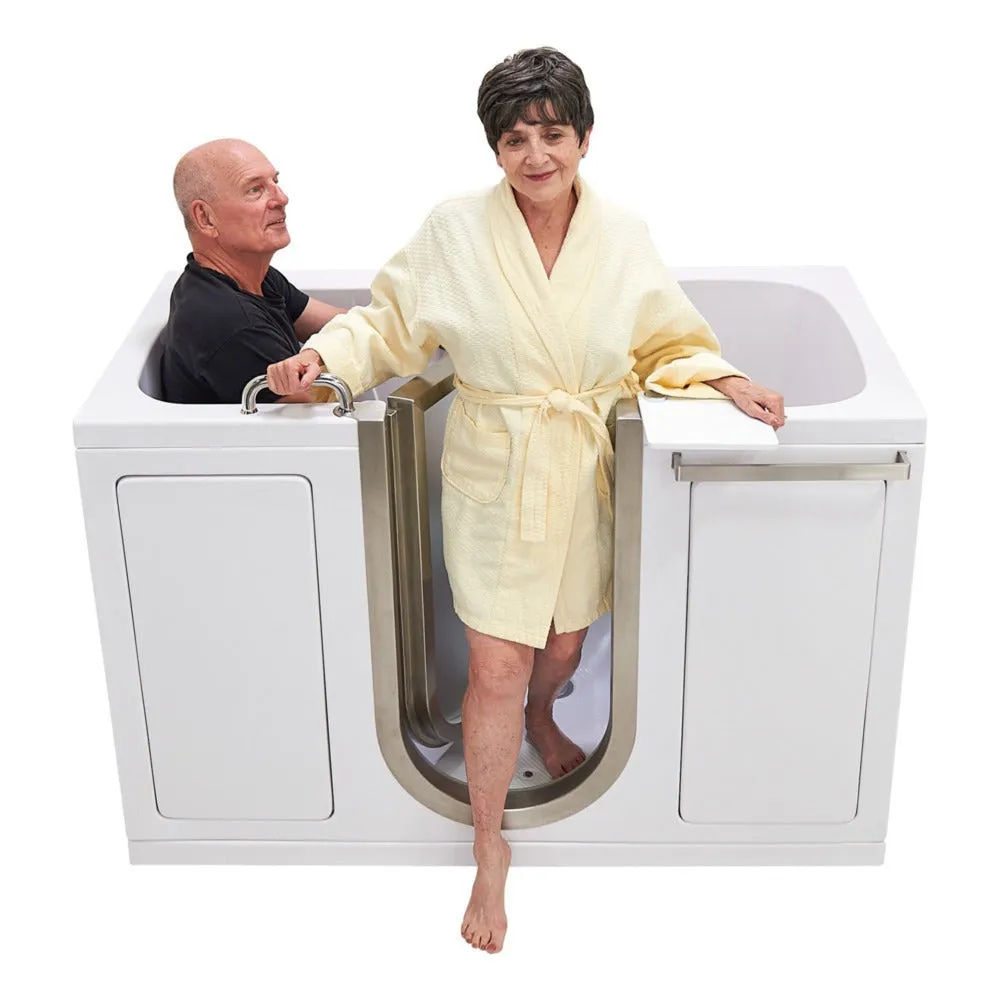 Ella's Bubbles The Companion Two-Seat Inward Swing Door Acrylic Walk-In Bathtub