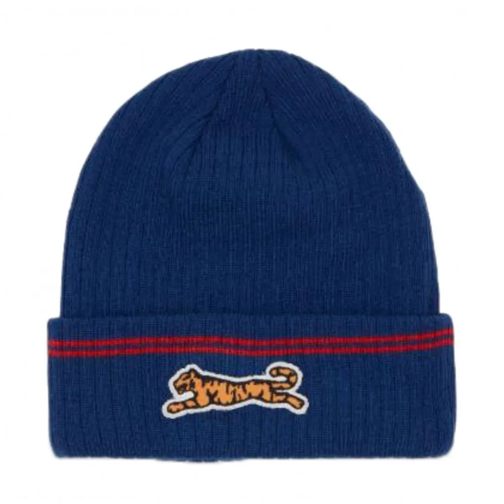 Felt Logo Beanie Cuffed Knit Hat