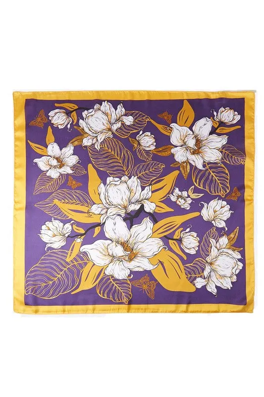 Flower With Butterfly Scarf