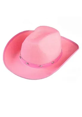 Four Colors Rivet Cowgirl Hat