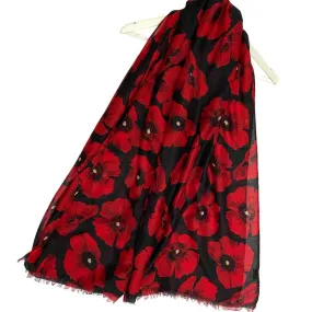 FSW Bold Poppy Print Scarf