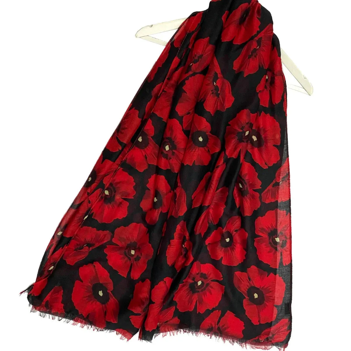 FSW Bold Poppy Print Scarf