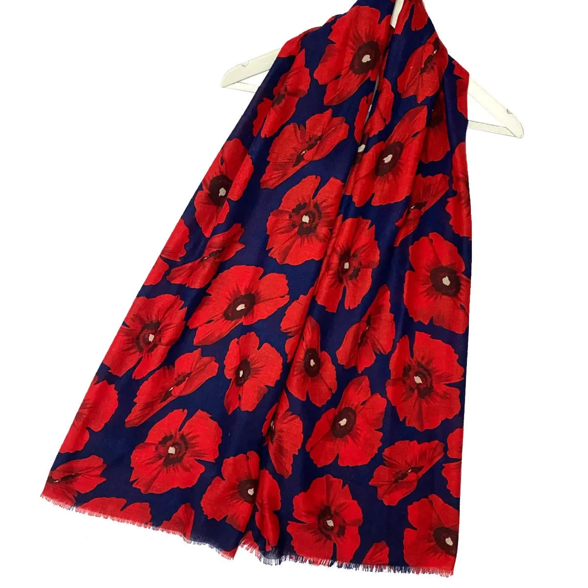 FSW Bold Poppy Print Scarf