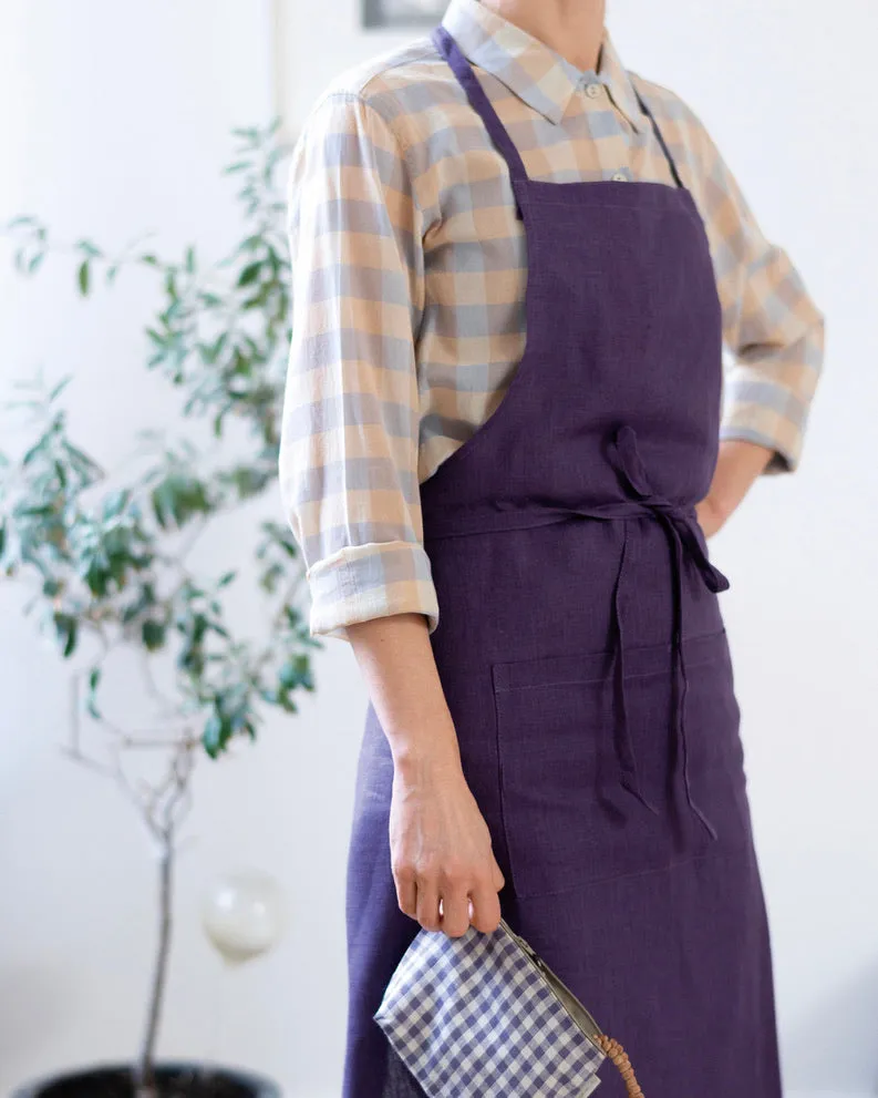 Full Apron: Plum