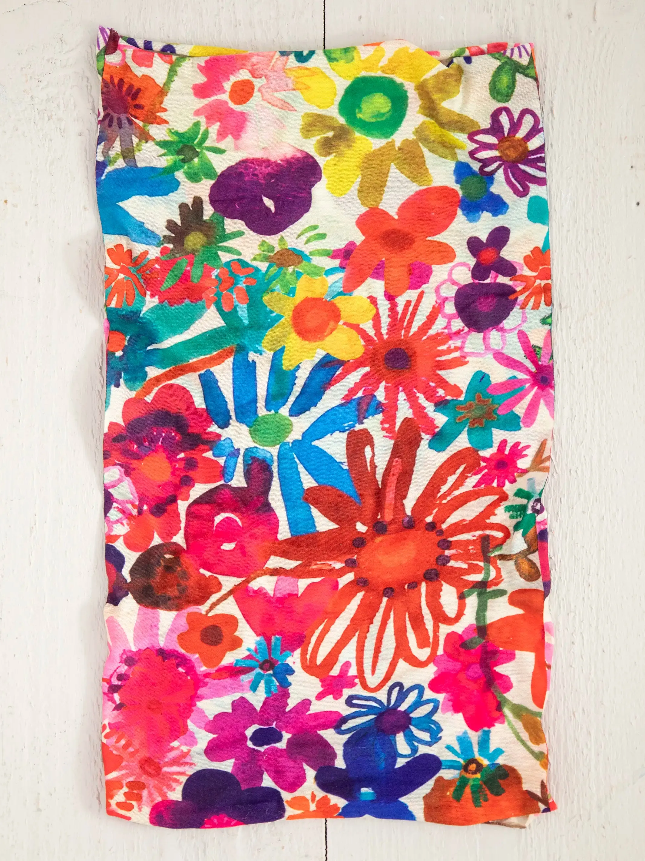 Full Boho Bandeau® Headband - Bright Floral Garden