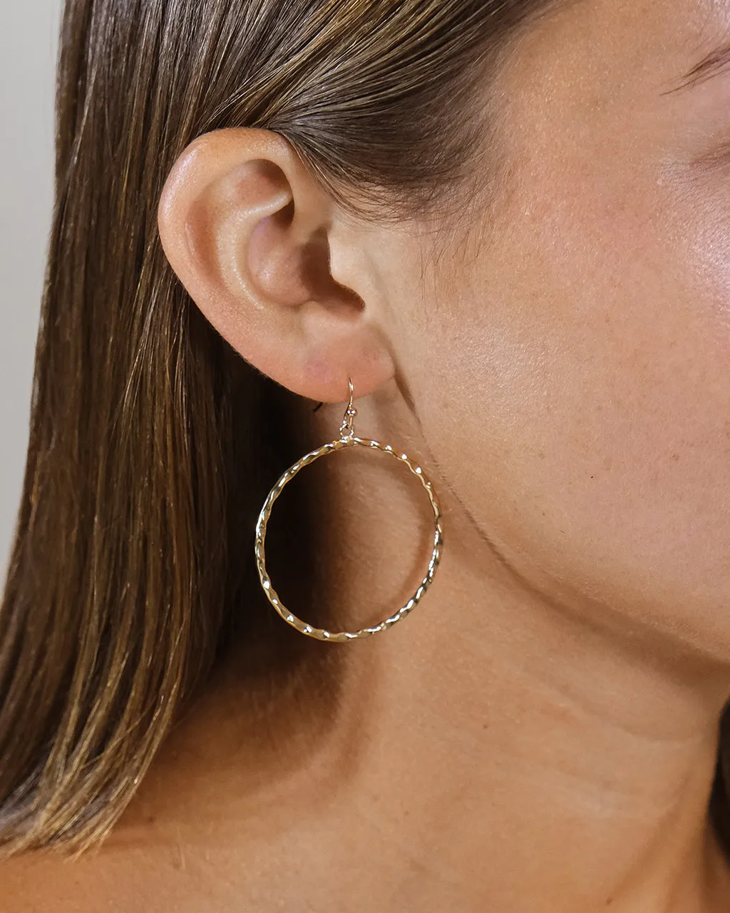 Gold and Silver Dangle Earrings