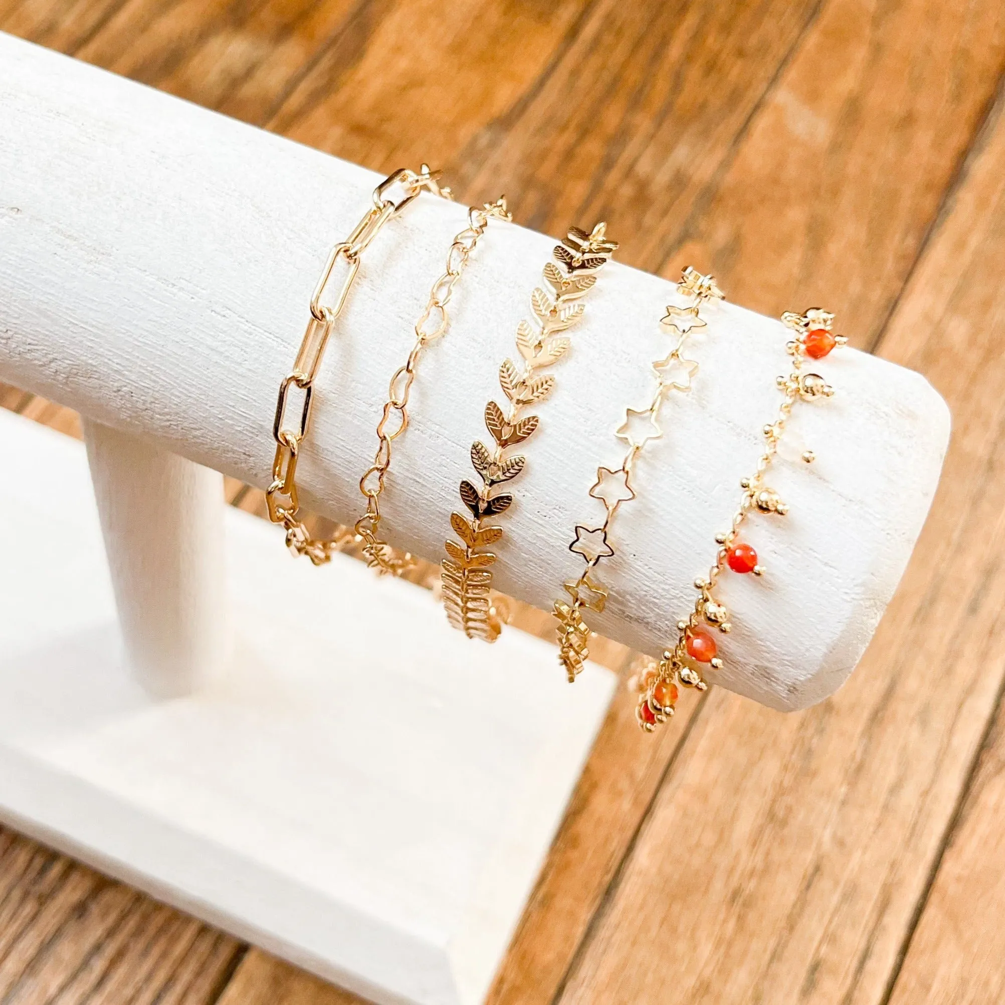 Golden Leaf Bracelet