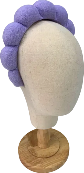 Handmade Lilac Puffy Headband One Size