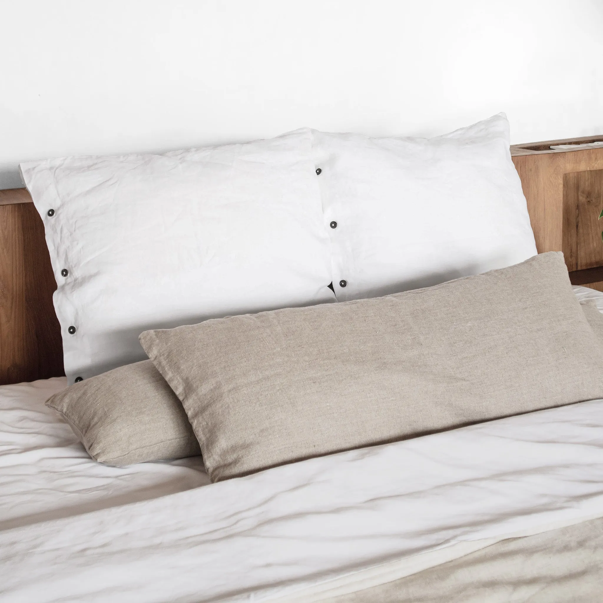Heveya® Linen Throw Pillow Cases