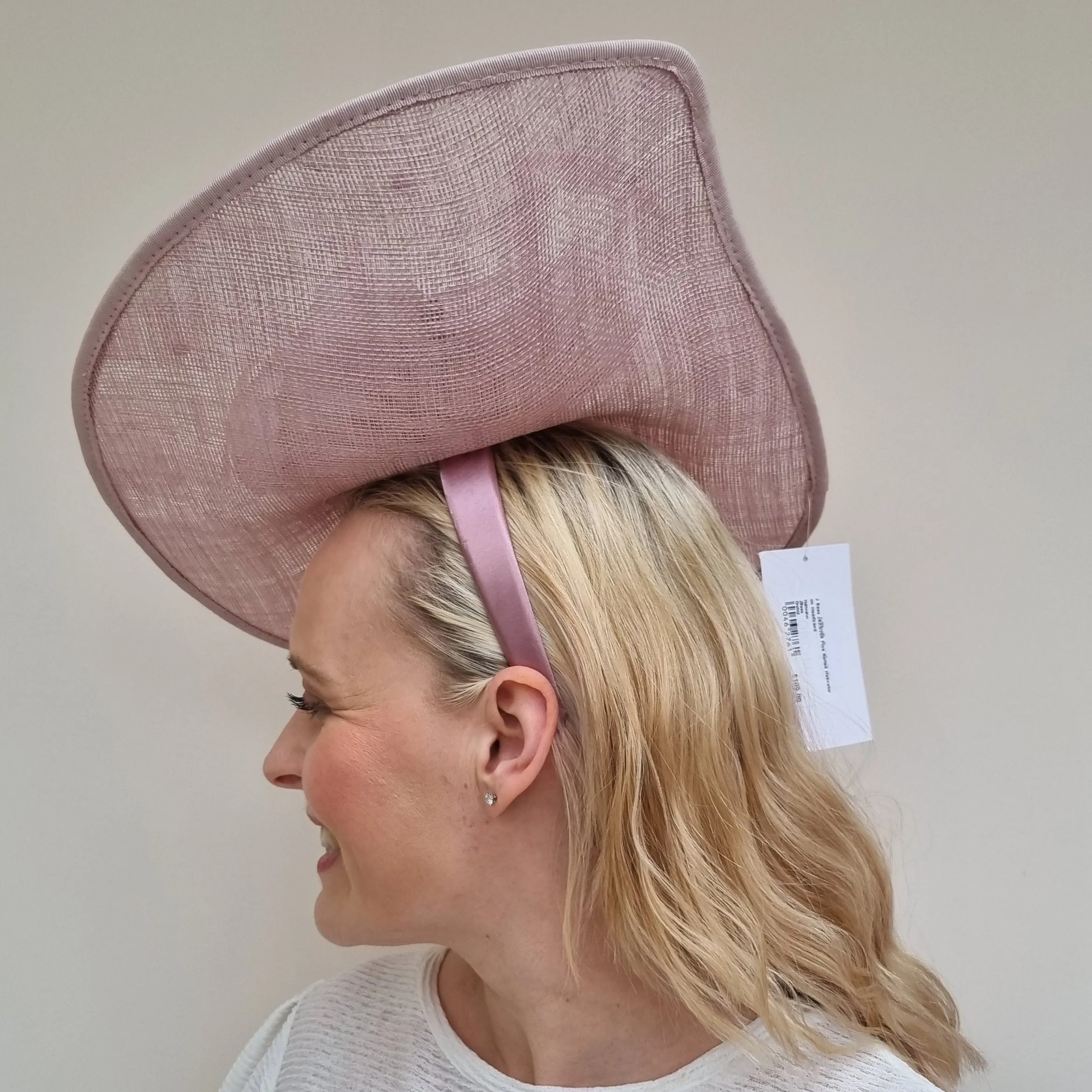J Bees JB23/288 Pink Netted Hatinator on Headband