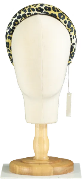 Jennifer Behr Thada Leopard Print Padded Headband