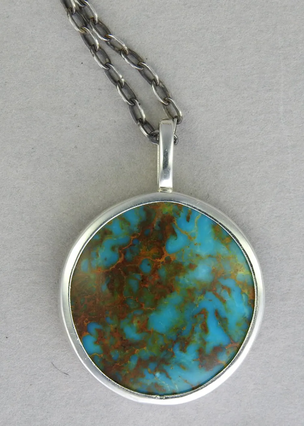 Kingman Arizona Turquoise Pendant