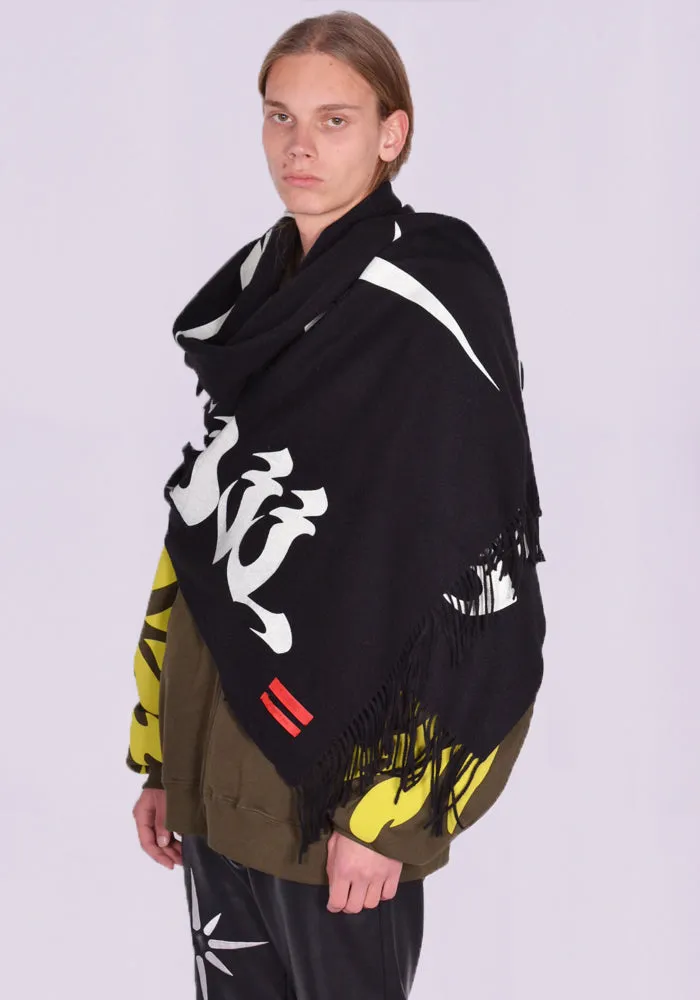 KUSIKOHC KUW3AC07KR-C4002.999 RIGHT TO FAIL SCARF BLACK