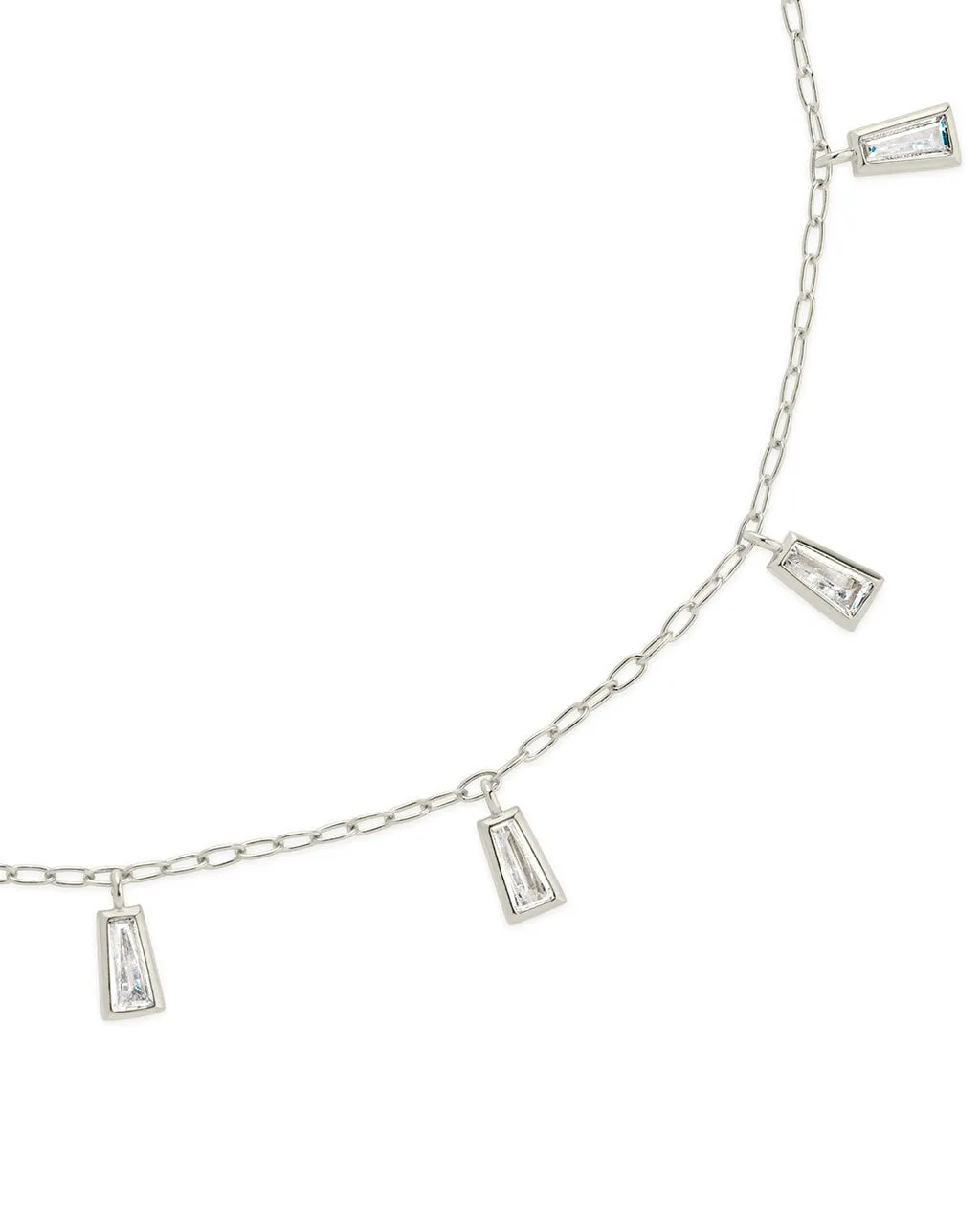 Lillian CZ Charm Anklet