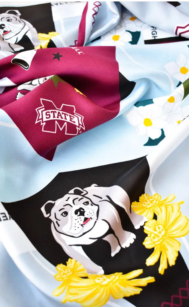 mississippi state bulldogs saturday scarf