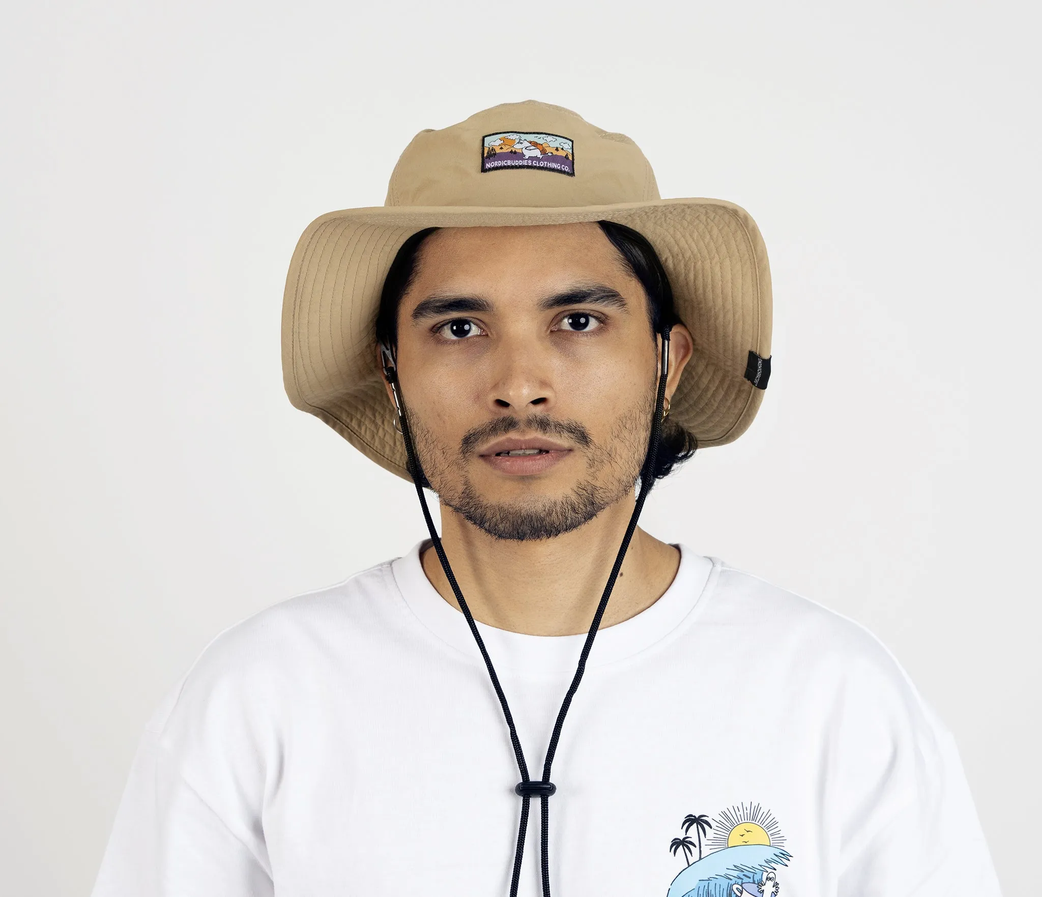 Moomintroll's  Adventure Brimmer Hat - Beige