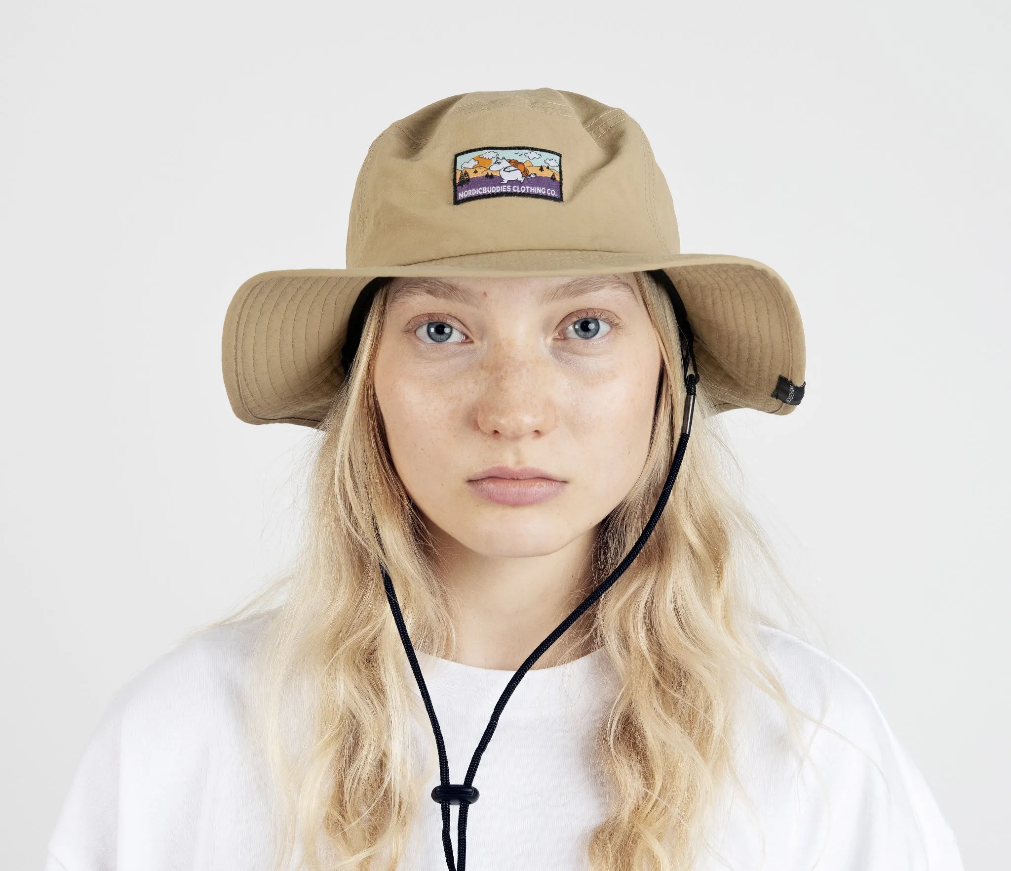 Moomintroll's  Adventure Brimmer Hat - Beige