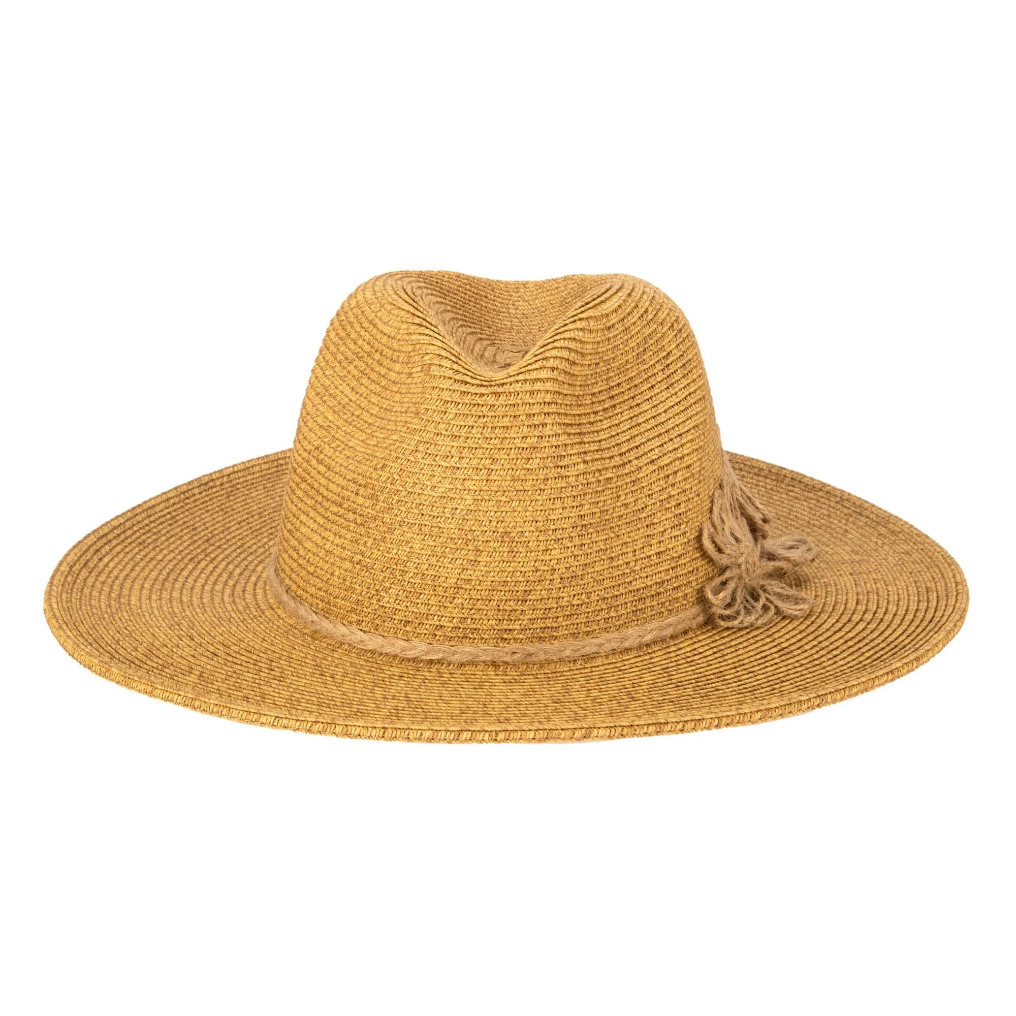 Naturally Sweet - Womens Ultrabraid Fedora with Floral Details