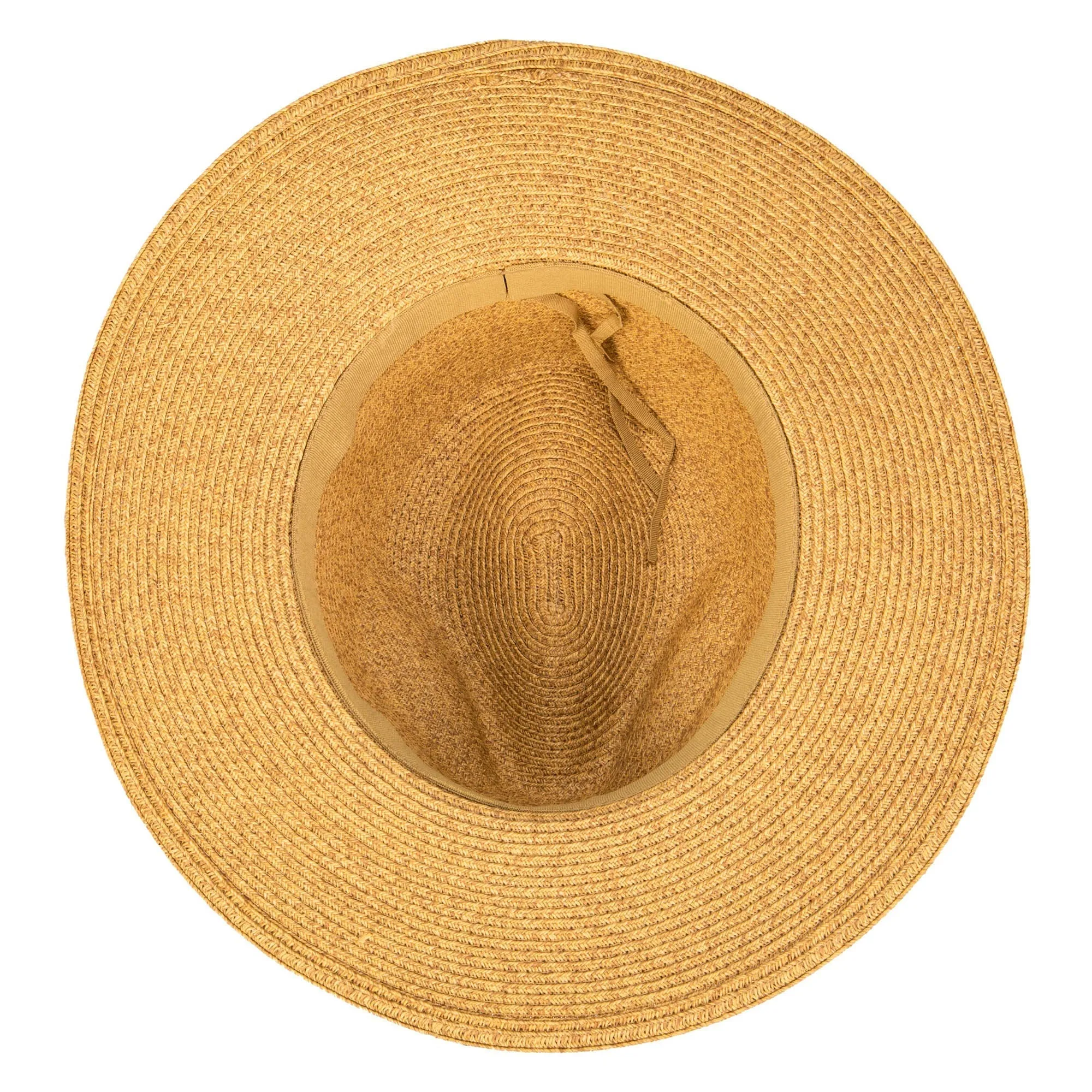 Naturally Sweet - Womens Ultrabraid Fedora with Floral Details