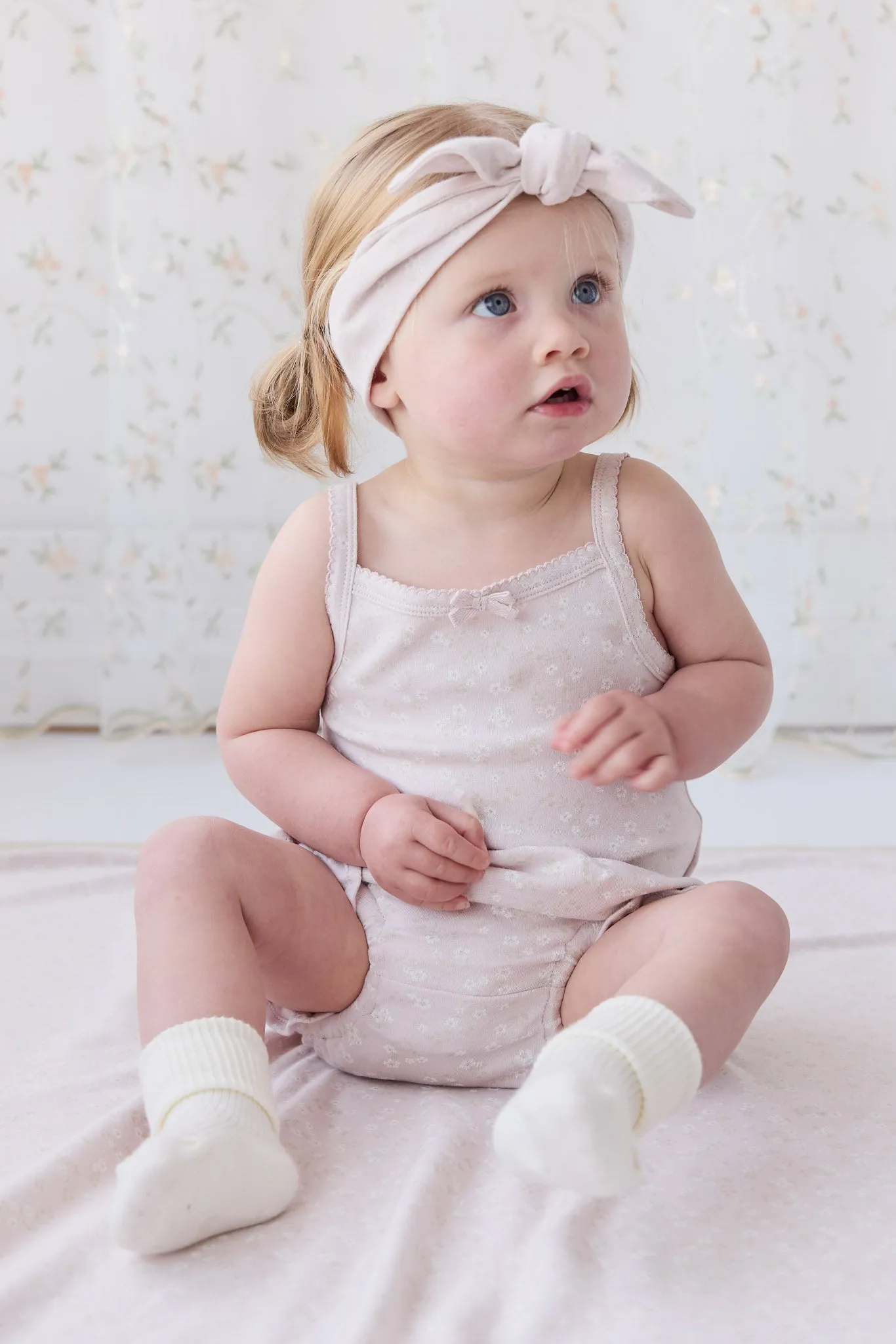 Organic Cotton Headband - Addie Lilac