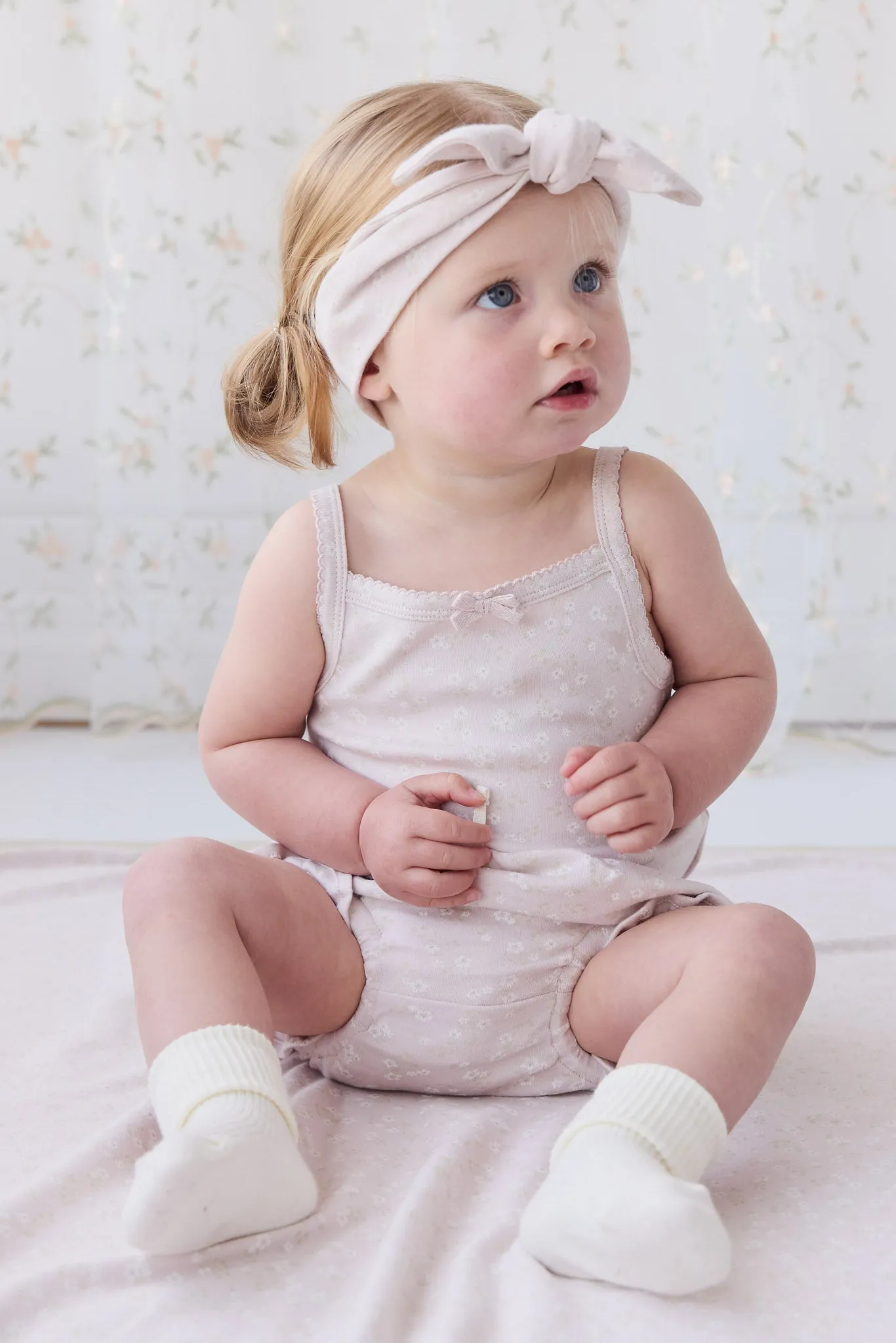 Organic Cotton Headband - Addie Lilac