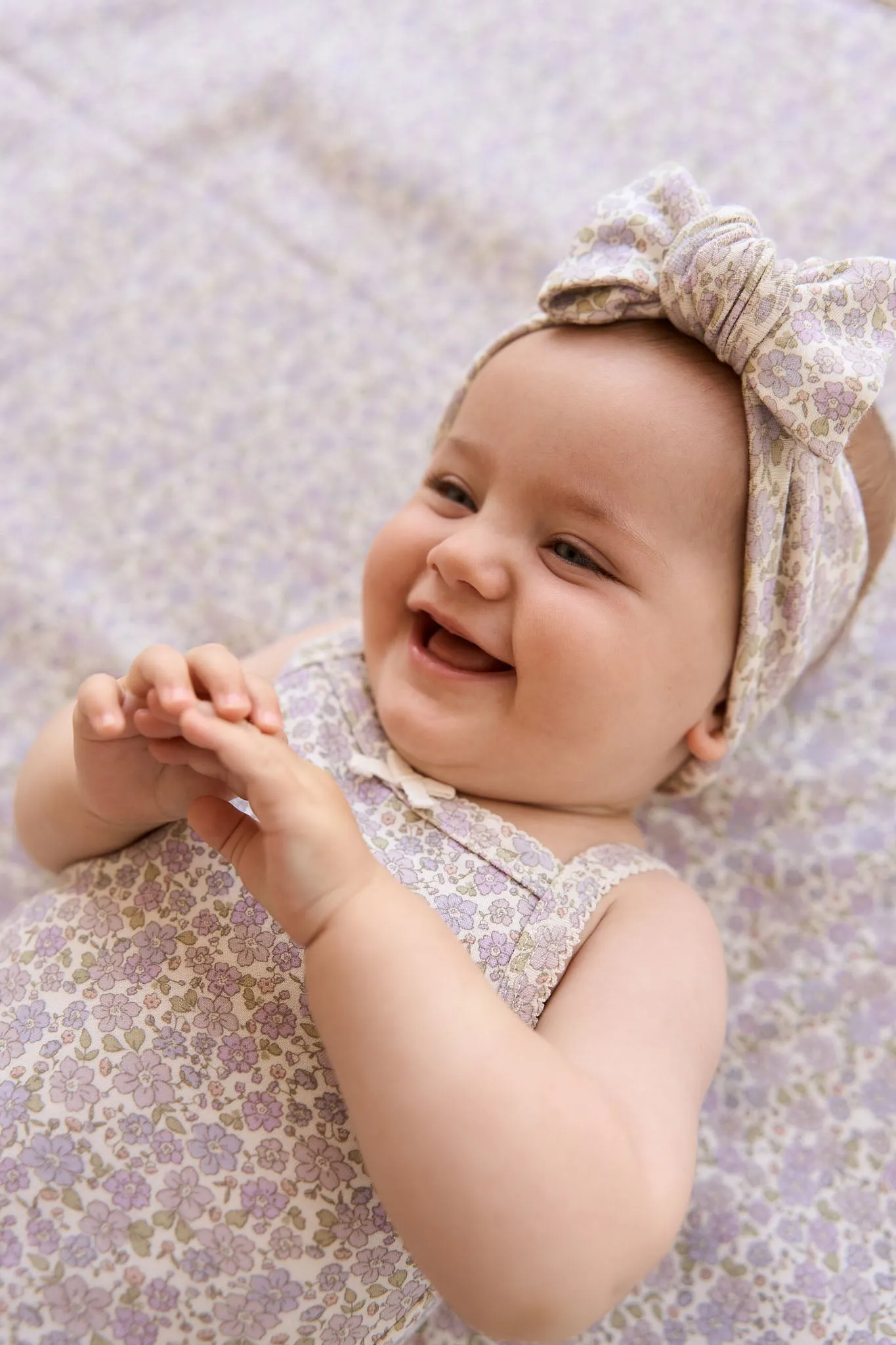 Organic Cotton Headband - Chloe Lavender