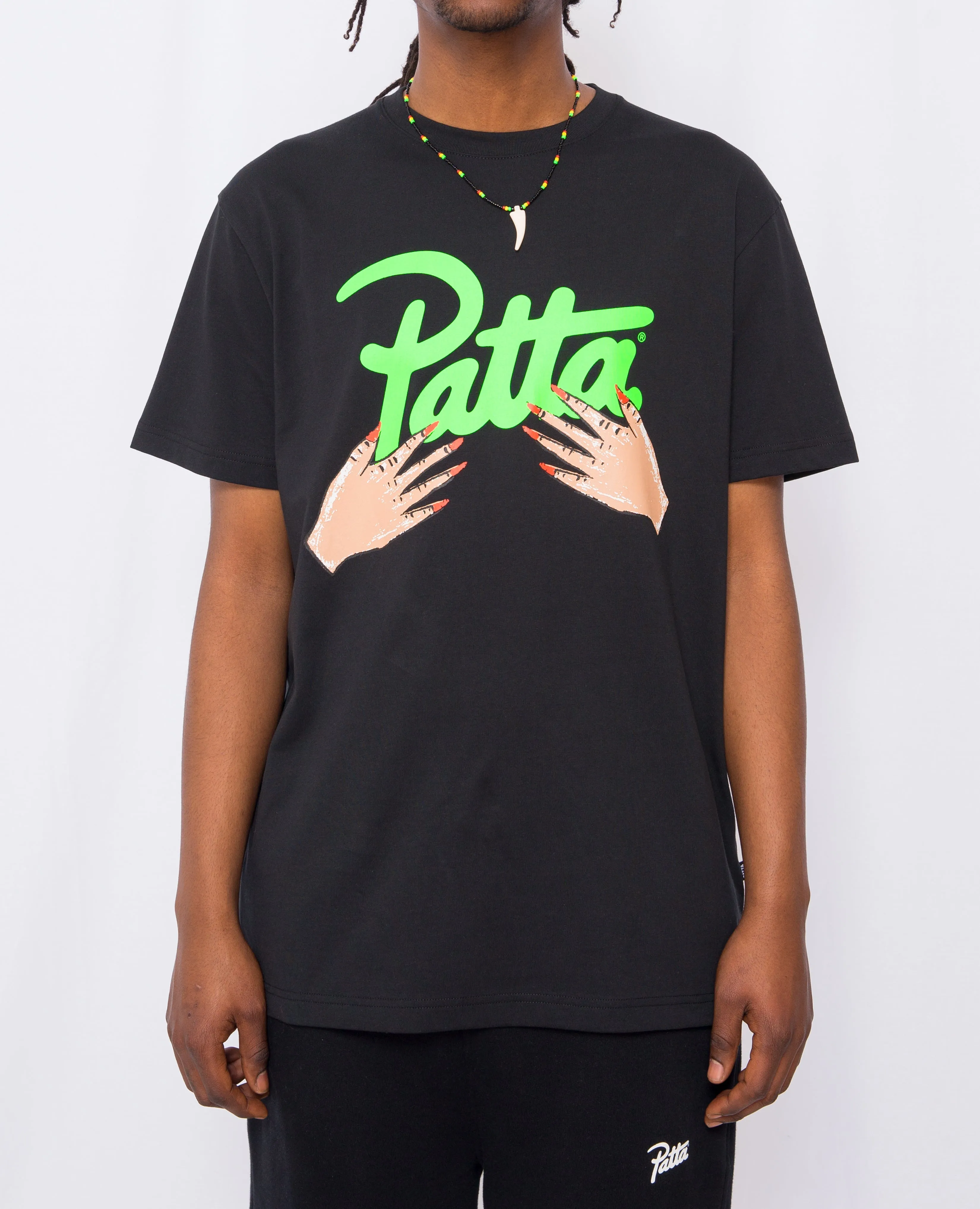 Patta Self-Care Graphic Tee - Black Unisex T-Shirt for Comfort and Style